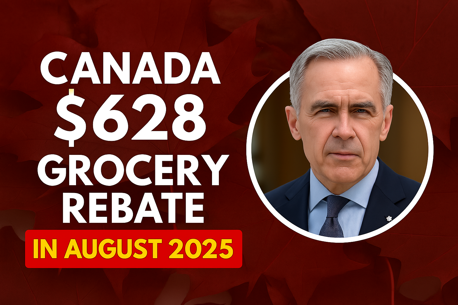 Canada’s $628 Grocery Rebate in August 2025