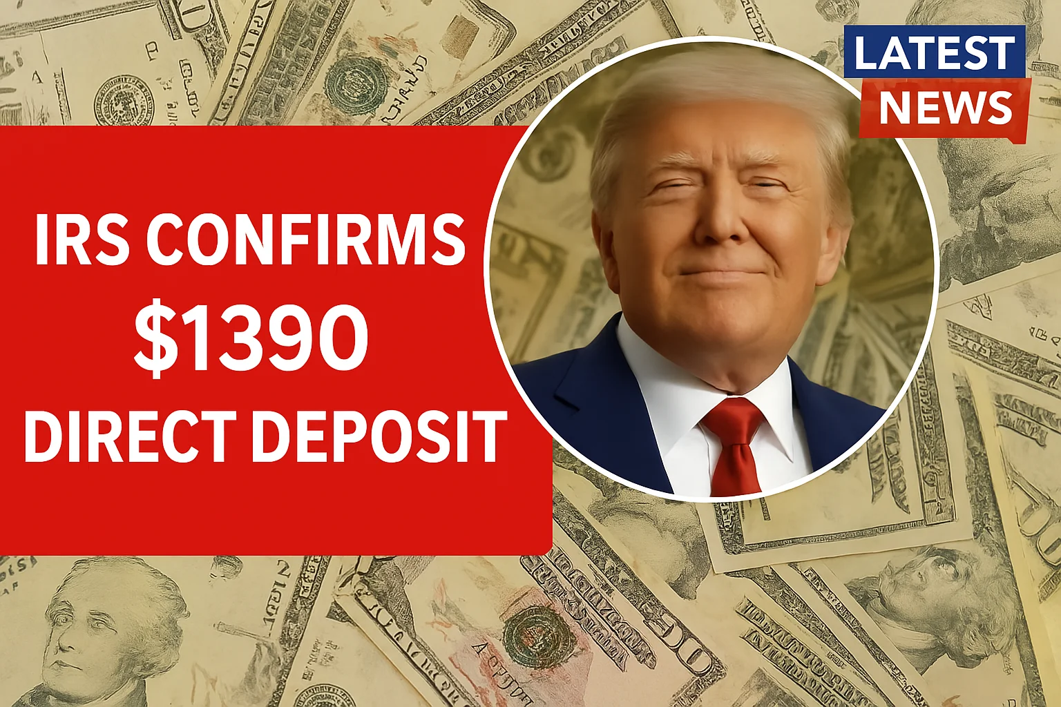 IRS Confirms $1,390 Direct Deposit